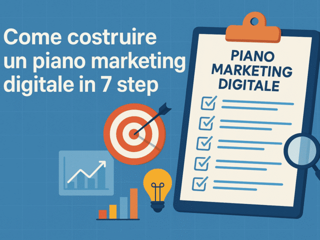 Piano di marketing digitale in sette step